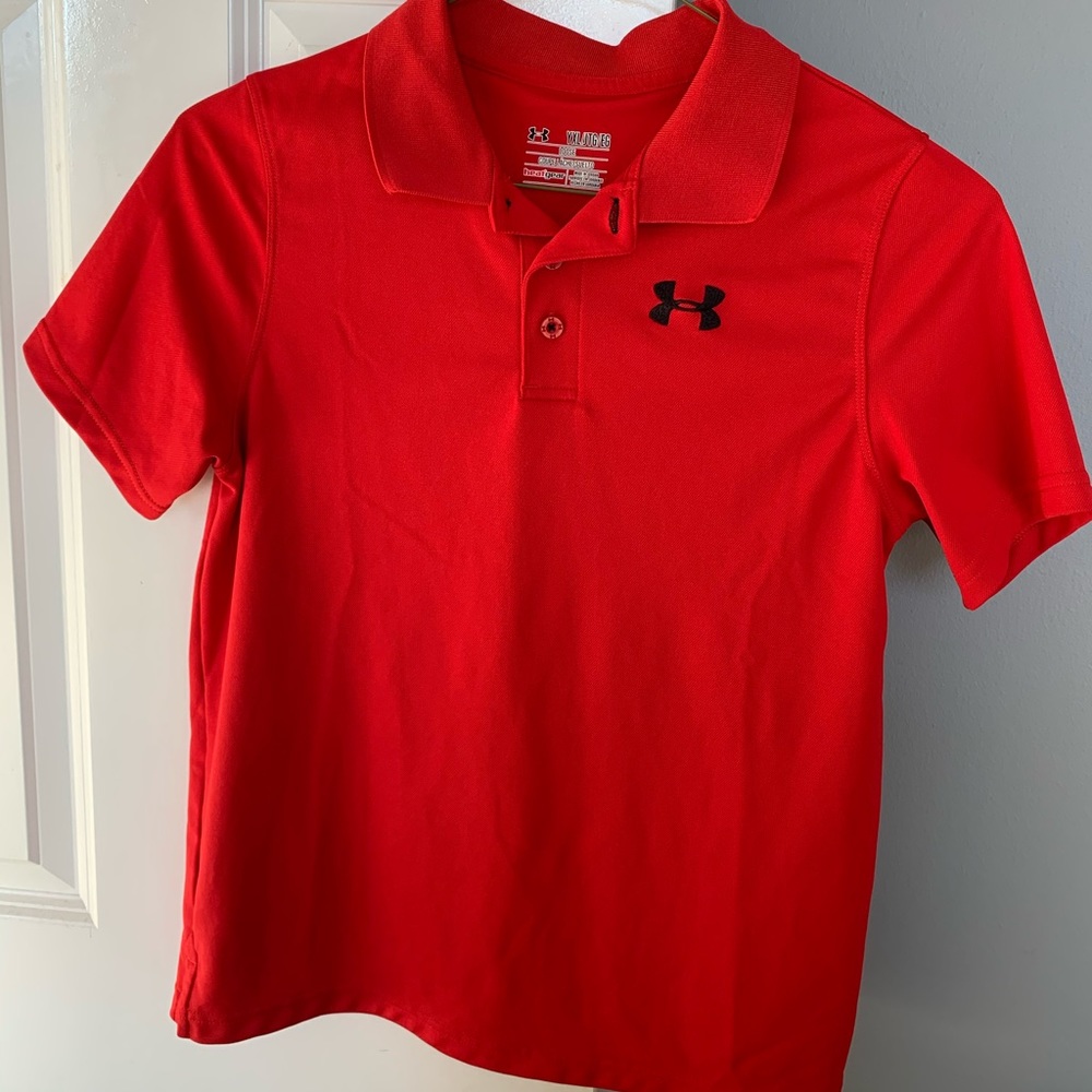 Under Armour Youth performance Boys Golf Shirt